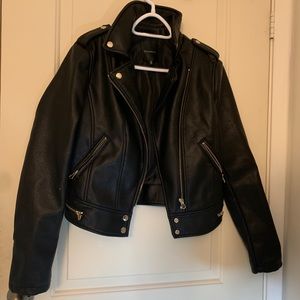 Fake leather jacket